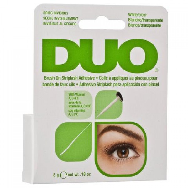 DUO Brush-on Strip Lash Adhesive White/Clear Tone (5g)
